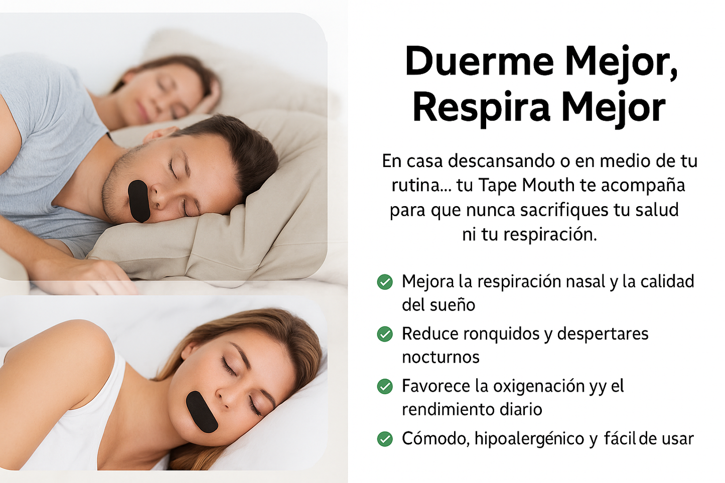 60Pcs Mouth Tape Sleeping Keep Mouth Close Prevent Snoring Gentle Sleep Strip for Home Travel Mouth Tape for Sleeping Mouth Tape